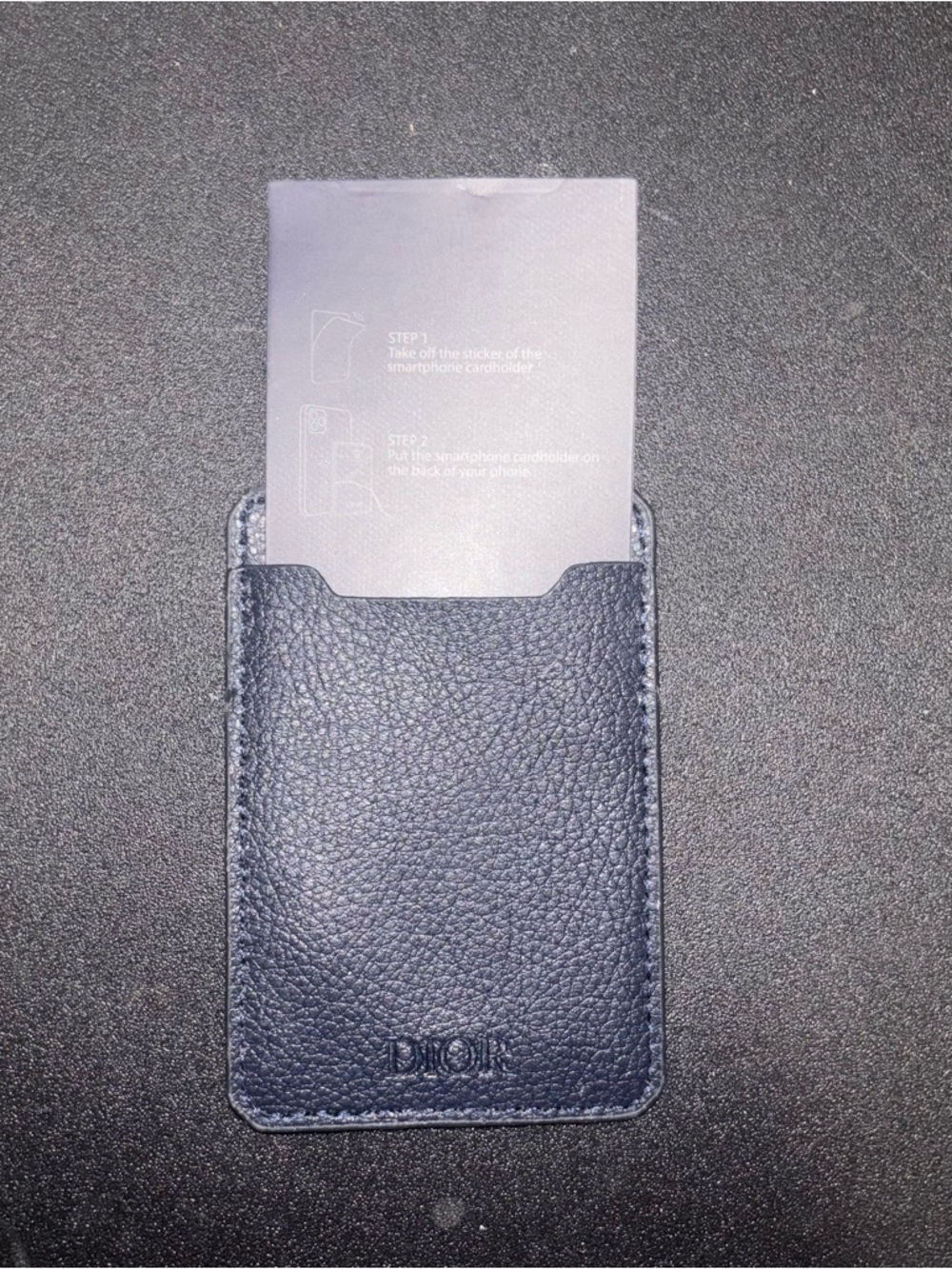 Dior Beaute Fragrances Smartphone Card Holder Navy Porte-Carte